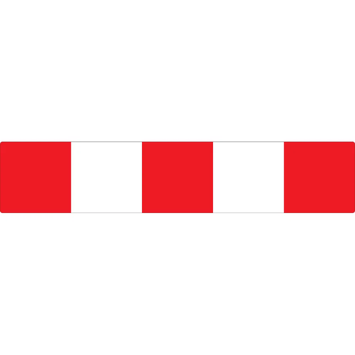 750mm x 150mm Block Board - Black Plastic Sign