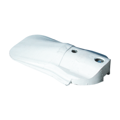 Guide curb end piece B white